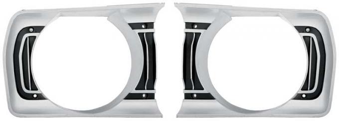 OER 1970-71 Dart/Demon Headlamp Bezels - Pair *MA3106