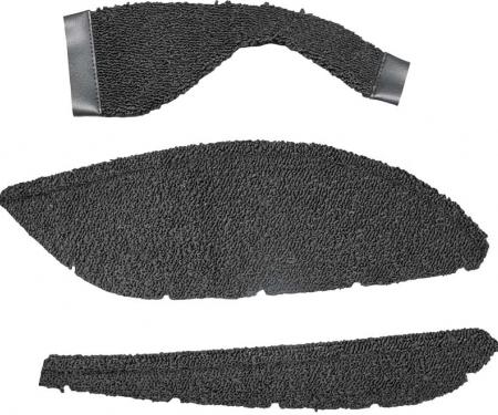 OER 1966-70 Mopar B-Body With Automatic Transmission Black Loop Console Carpet Set MB552501