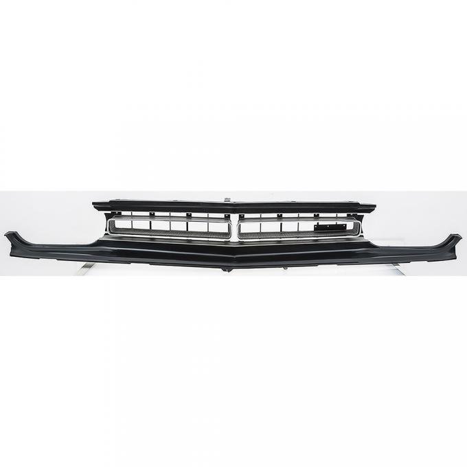 OER 1971 Dodge Challenger, Front Grill Assembly, Black 3443276