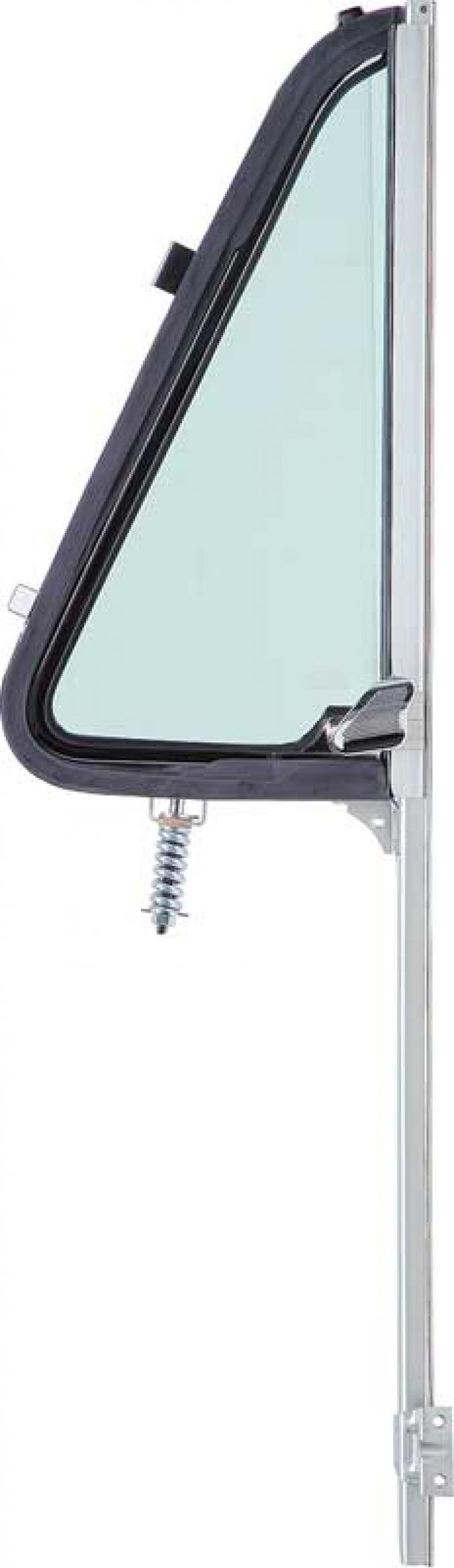 OER 1964-66 GM Truck Vent Window Assembly with Chrome Frame and Green Tinted Glass, RH CX4817T