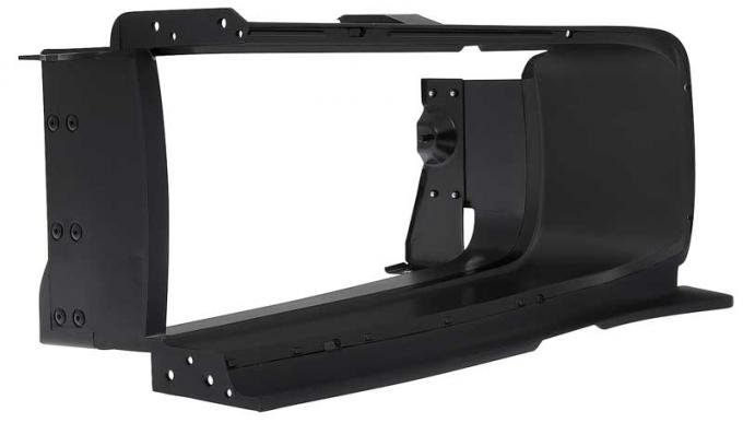 OER 1968-69 Charger, Grill Extension Bezel, with Brackets, LH, Black 2786363B