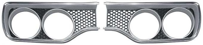 OER 1970 GTX HEADLAMP BEZELS PAIR *881130