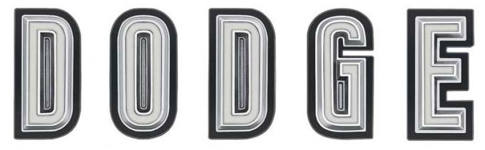 OER 1968 "DODGE" Coronet Grill Emblem Letter Set RM4230