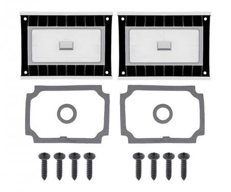 OER 1970-71 Dart / Demon Park Lamp Lenses With Gaskets & Hardware *MA1182