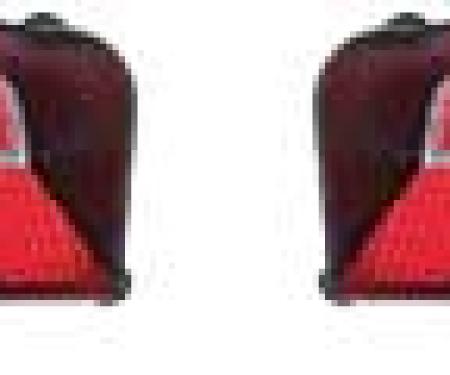 OER 1969 Dodge Charger / Daytona Tail Lamp Lenses - with Horizontal Silver Accent Stripe MB1856