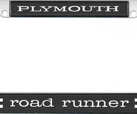 OER Plymouth Road Runner License Plate Frame - Black LF13216A