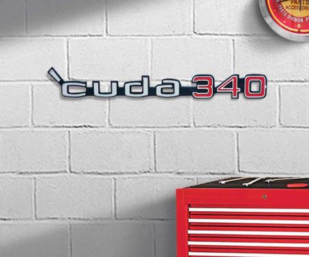 OER 20" X 3" 'Cuda 340 Metal Sign PS500107