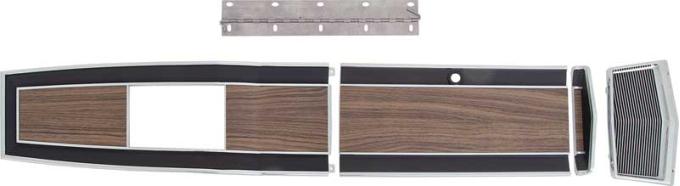 OER 1969-70 Mopar B-Body With Manual Transmission 5 Piece Woodgrain Console Trim Set *MB535