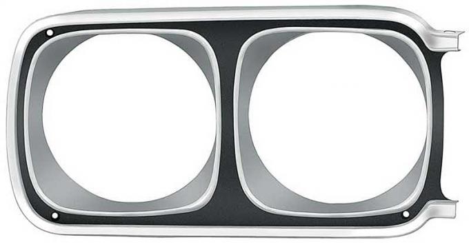 OER 1969 Plymouth Sport Satellite, GTX Headlamp Bezel - RH 2898148