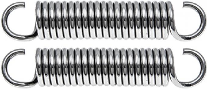 OER 1955 Chevy Bel Air, 150, 210, 1955-57 GM Truck, Hood Hinge Springs Polished Stainless Steel 153096