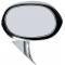 OER 1973-74 Mopar B-Body Outer Door Mirror, RH , Chrome (passenger side) MP41022