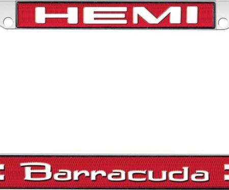 OER Hemi Barracuda License Plate Frame - Red LF14212C