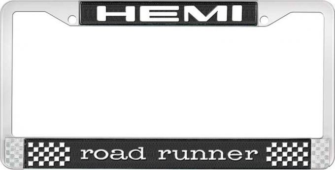 OER Hemi Road Runner License Plate Frame - Black LF14216A